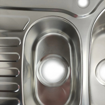картинка Кухонная мойка Ukinox COP 780 GT 15(0,8) R сатин 